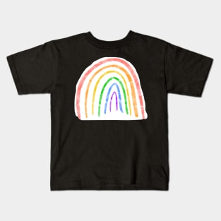 Multicolored Rainbow Kids T-Shirt